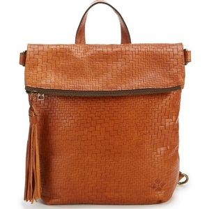 Patrica Nash Tasseled Woven Convertible Backpack